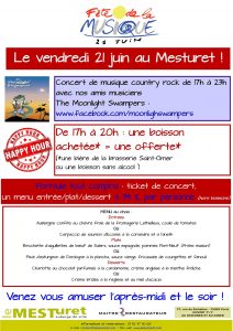 Fête de la musique 2019 restaurant le Mesturet Paris